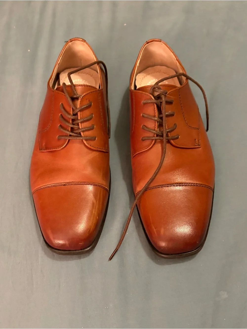 Florsheim Men's Brown Cap-Toe Derby dress shoes size 7